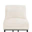 Tabouret de comptoir rembourré H 26 po avec structure en métal-1202033807-1202033792