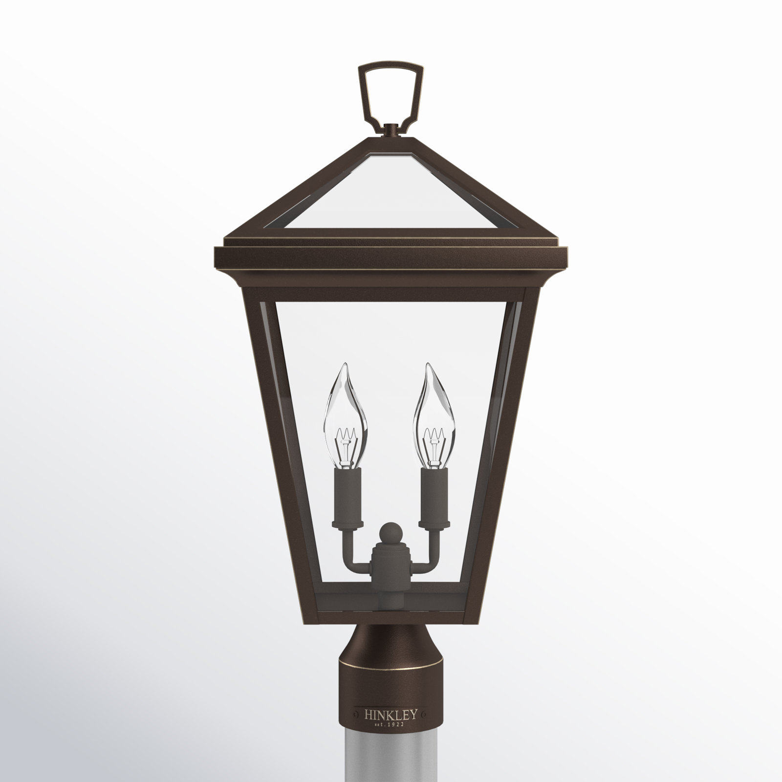Lalla Transparent Outdoor Lantern Head, Oil Rubbed Bronze