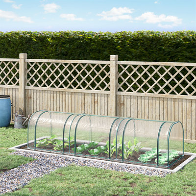 Mini serre 11 pi x 3 pi x 2,5 pi Outsunny