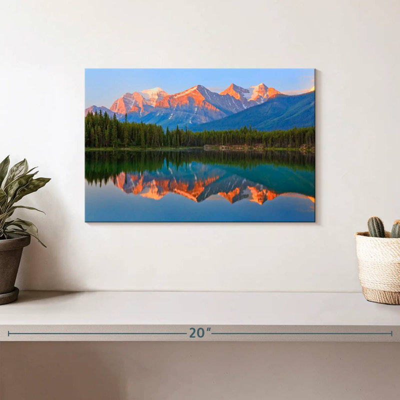 Alvord Banff Sunrise Reflection, 8" H x 12" W