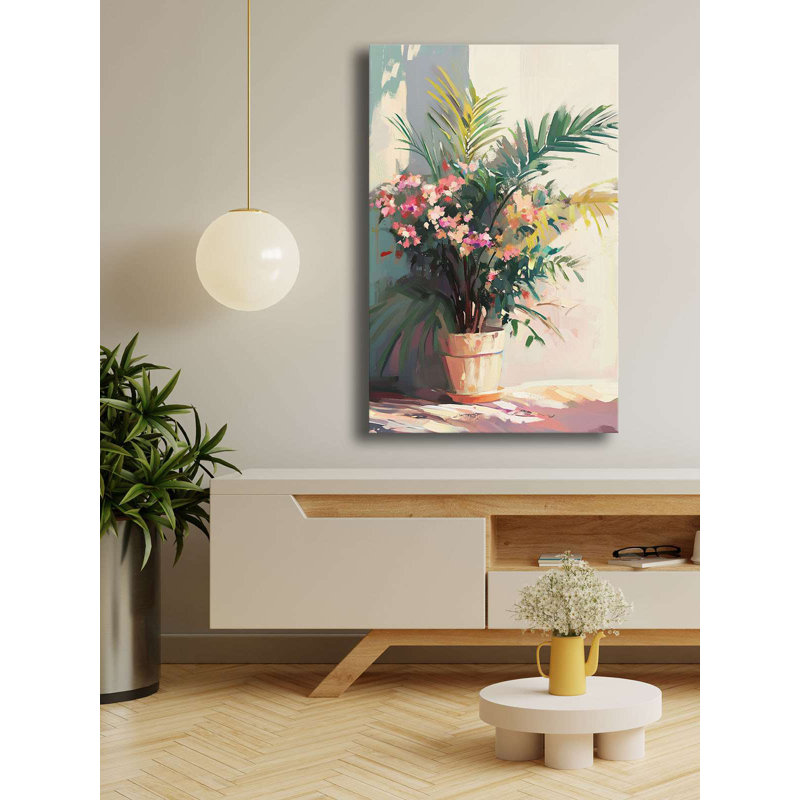 Peinture décorative sur toile, H 27,56 po x l 17,72 po