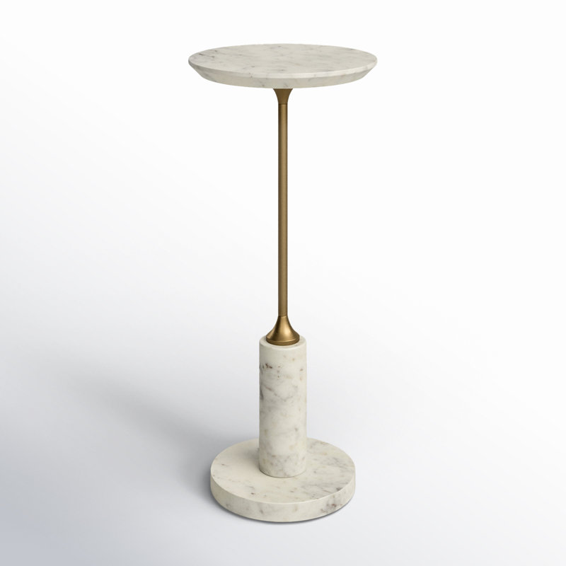 Brooksdale Marble Top End Table