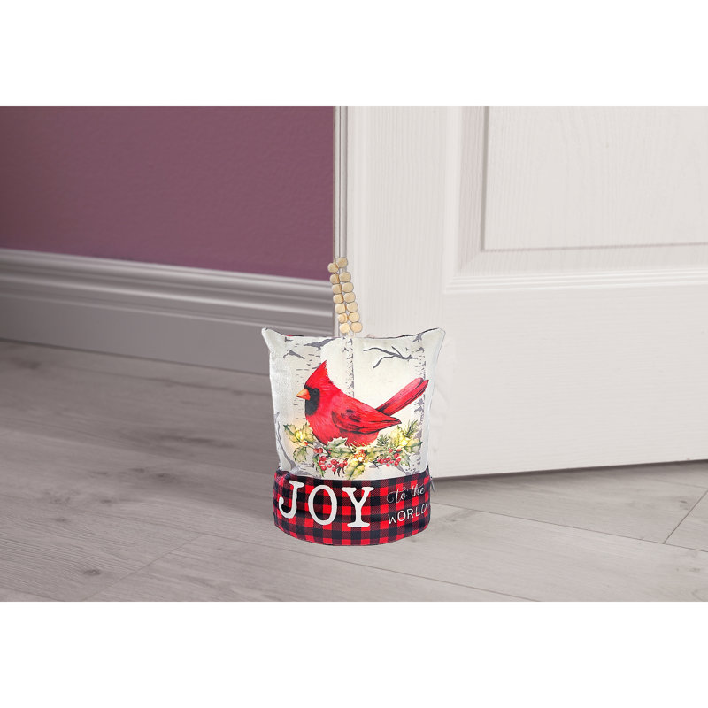 Arrêt de plancher en tissu Christmas Joy to the World