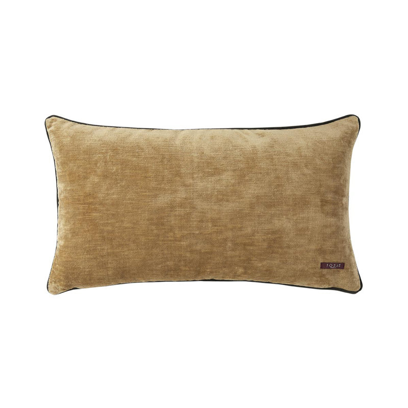 Boromee Velvet Pillow Cover & Insert, Yellow, Rectangle 13"H x 22"W