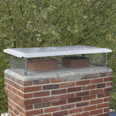 BigTop 10" x 10" Stainless Steel Multi-Flue Chimney Cap, 10" Height