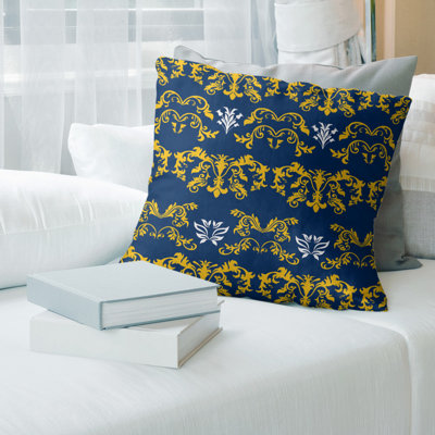 Damask Reversible Pillow Cover