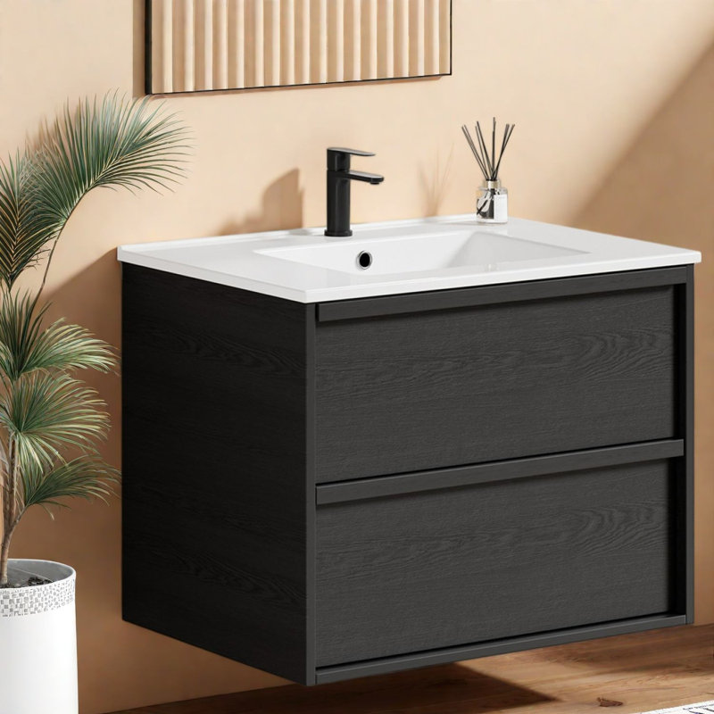 Meuble-lavabo moderne en MDF (doit inclure le meuble-lavabo et le lavabo)