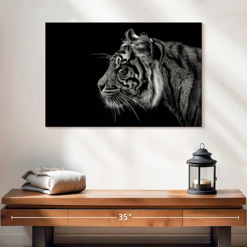 Brampt Tiger Profile, 16" H x 24" W