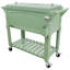 Glacière de patio à roulettes de style mobilier 80 pintes Permasteel-50807119-116395587