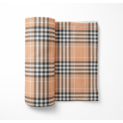 Christopher's Plaid Velveteen Fleece Blanket