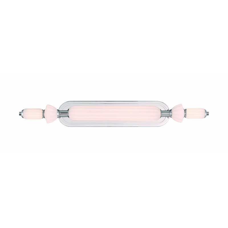 Lansdowne, Vanity, 31", Opal Glass, Polished Nickel