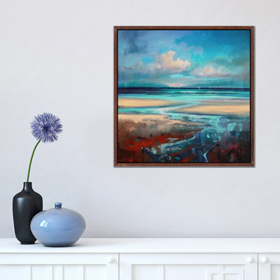 Cyan Sailing by Scott Naismith - Painting on Canvas