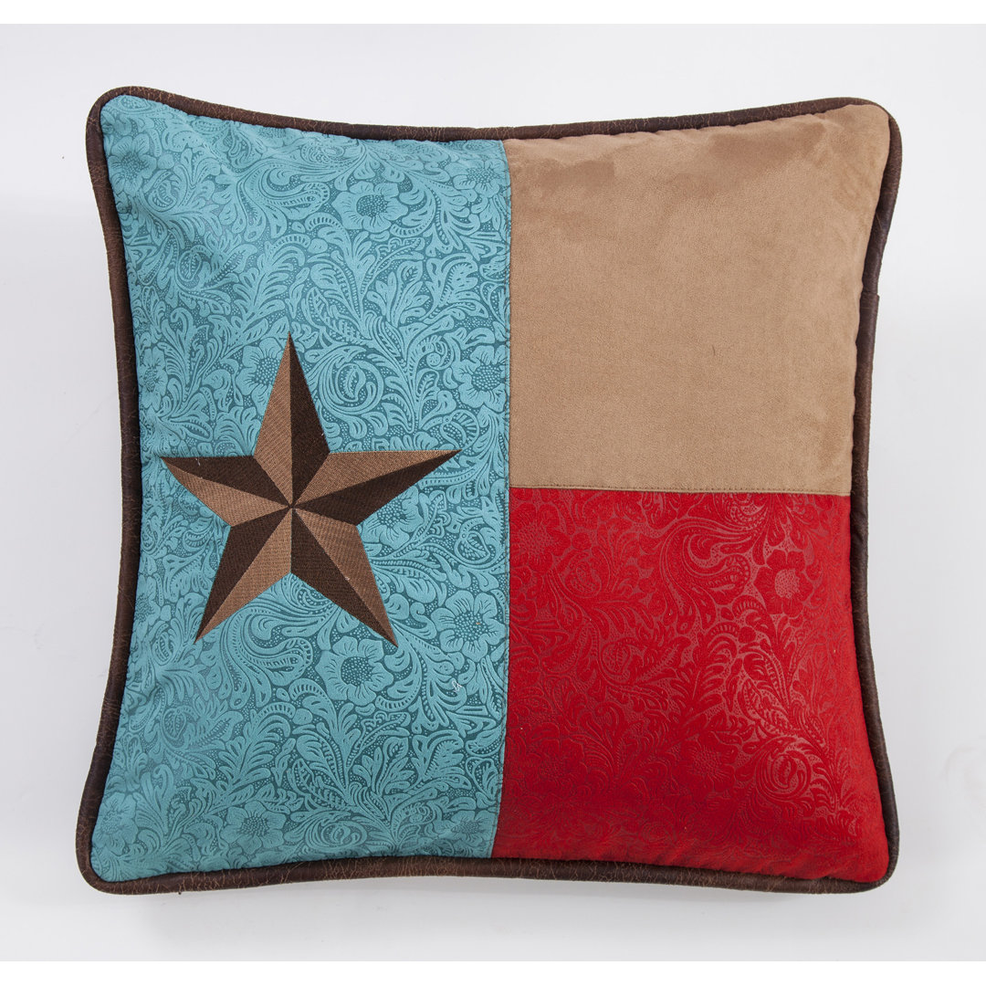 Odessa Embroidered Star Throw Pillow Saverio Inc.