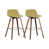 Tissu en polyester aspect lin - vert