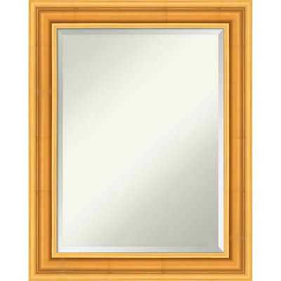Sierra Beveled Wood Framed Wall Mirror