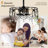 Matisha 52" Modern Caged Ceiling Fan with Light and Remote, Reversible Ceiling Fan with 6 Speeds-182568751