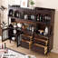 Buffet en bois de noyer massif