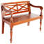 Banc pour hall d'entrée avec banc pour le couloir en bois d'acajou de style entier-1504369514-1583949872