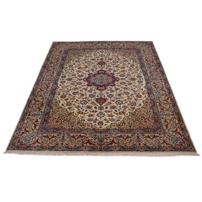 Tapis oriental crème unique 9 x 12 pi Orlov