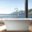 Lynnhaven Floor Tub Spout with Diverter