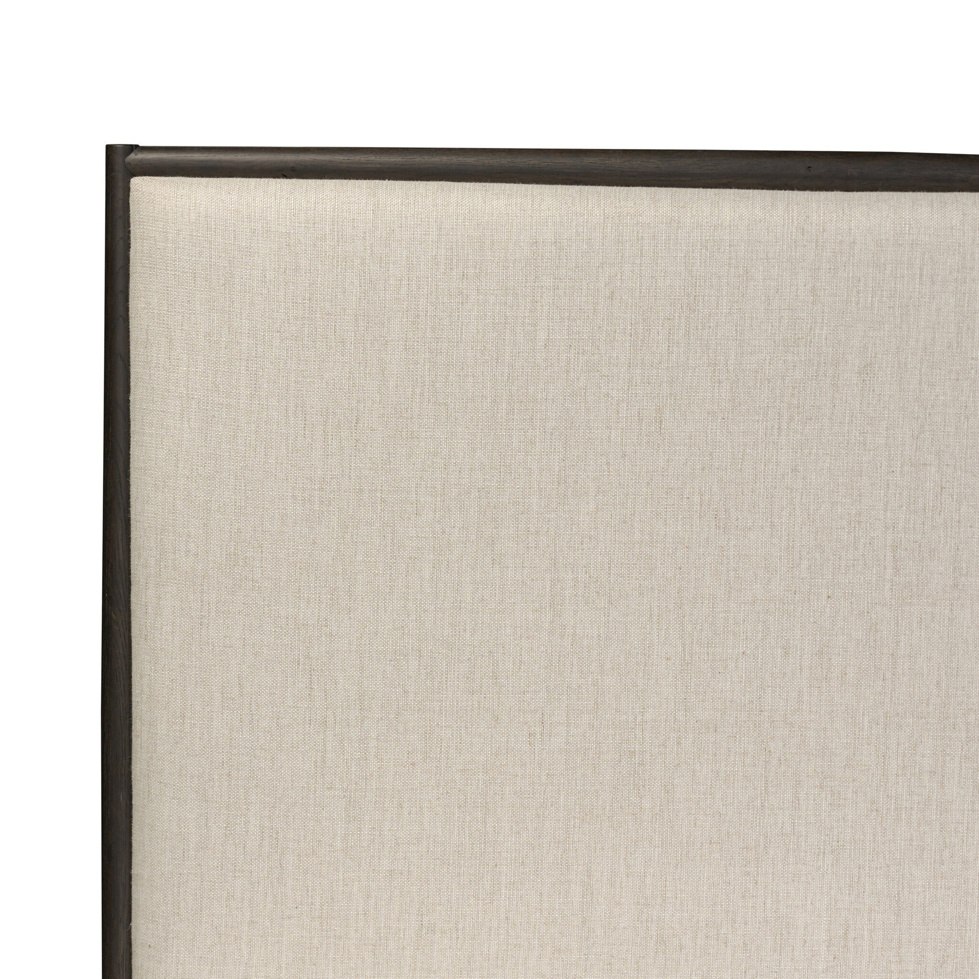 Cayenne Upholstered Bed, King, Smoked Black Oak
