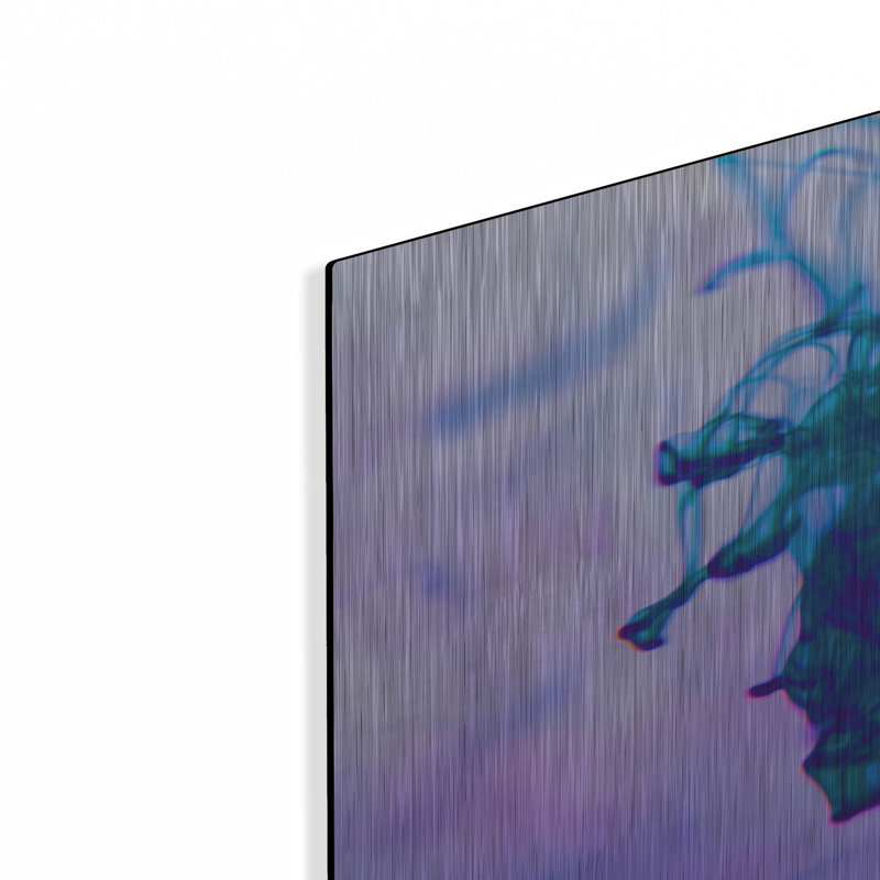 «Blurry Memory» par Luxe Portfolio, art mural en métal, H 12 po x l 24 po