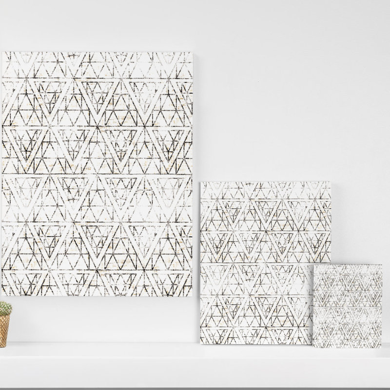 Rustique diamond, impression sur toile tendue, H 10 po x l 8 po x P 1,5 po