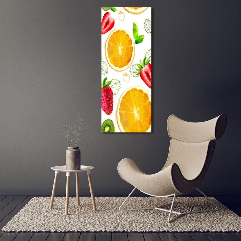 Fruits - Wrapped Canvas Print