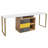 Abeed L-Shaped Metal Base Computer Desk