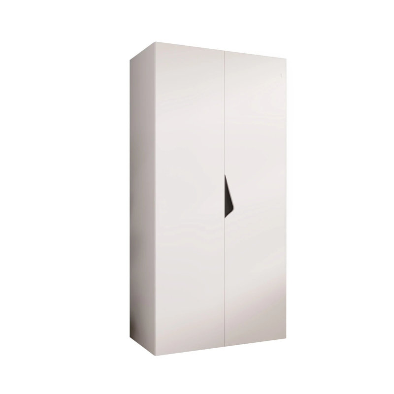 Manufactured Wood Wardrobe, White