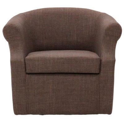 Fauteuil demi-tonneau pivotant l 3,5 po Buril