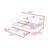 Upholstered Daybed with Twin Trundle, Multi-Functional Storage, USB Ports, and LED Lighting-105413342-105413347