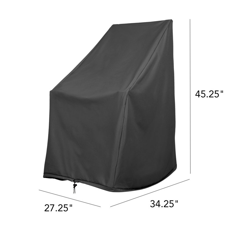 Housse pour chaise berçante de patio Emjay, Noir