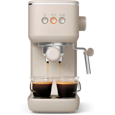 Bella JOLT 20 Bar Slim Espresso Maker with Steam Wand, Oatmilk