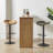 Antenore Swivel Upholstered Adjustable Height Counter Stool-662764387