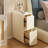 Jeston Unique Nightstand Narrow End Table W/2 Drawers Bedside Table Nightstand Side Table-32866870