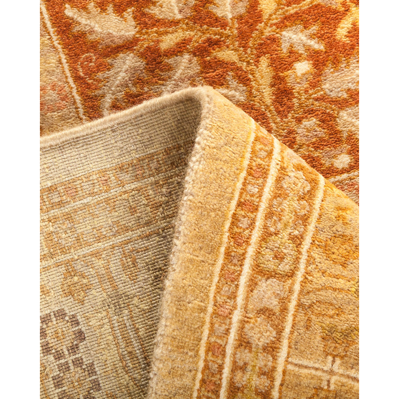 Classic One-of-a-Kind 3' 2" X 12' 6" Hand Knotted Area Rug