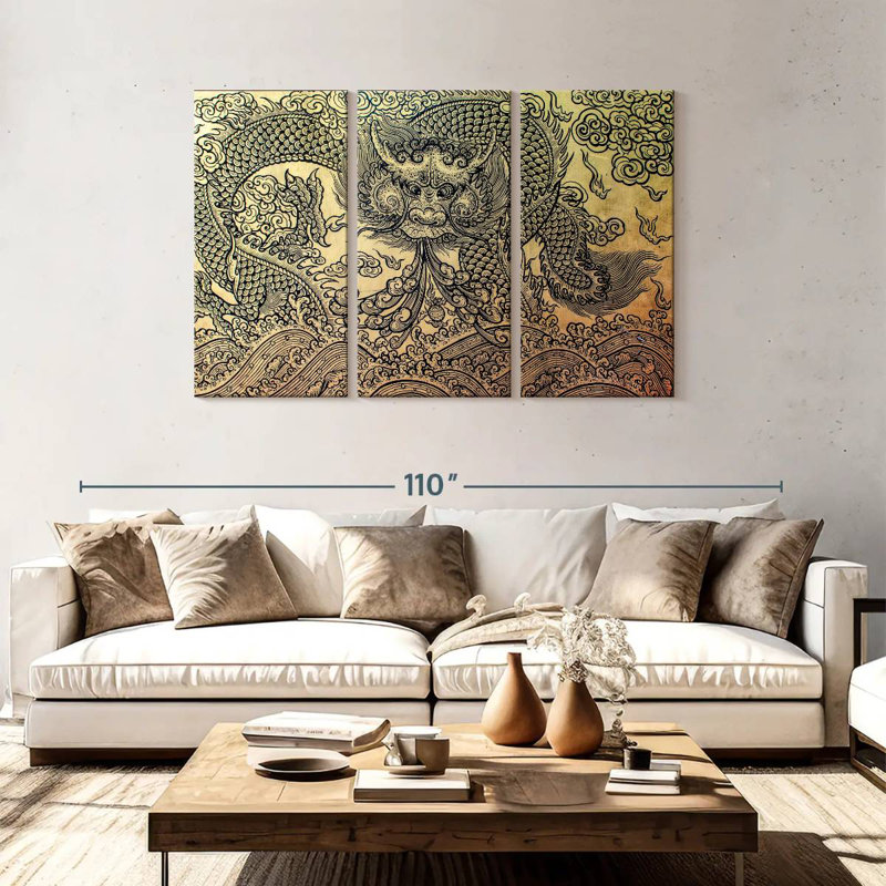Brampt Legendary Dragon, 48" H x 74" W