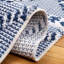 Tapis bleu marine / ivoire Woodbury-626747031