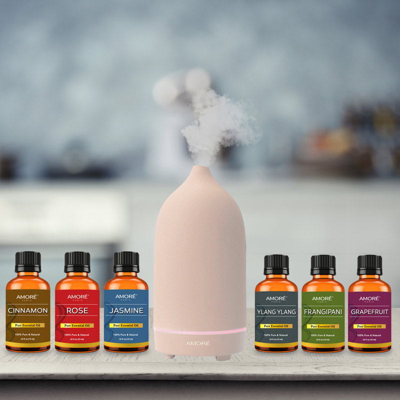 Diffuseur d'huiles essentielles Amore Paris, Rose