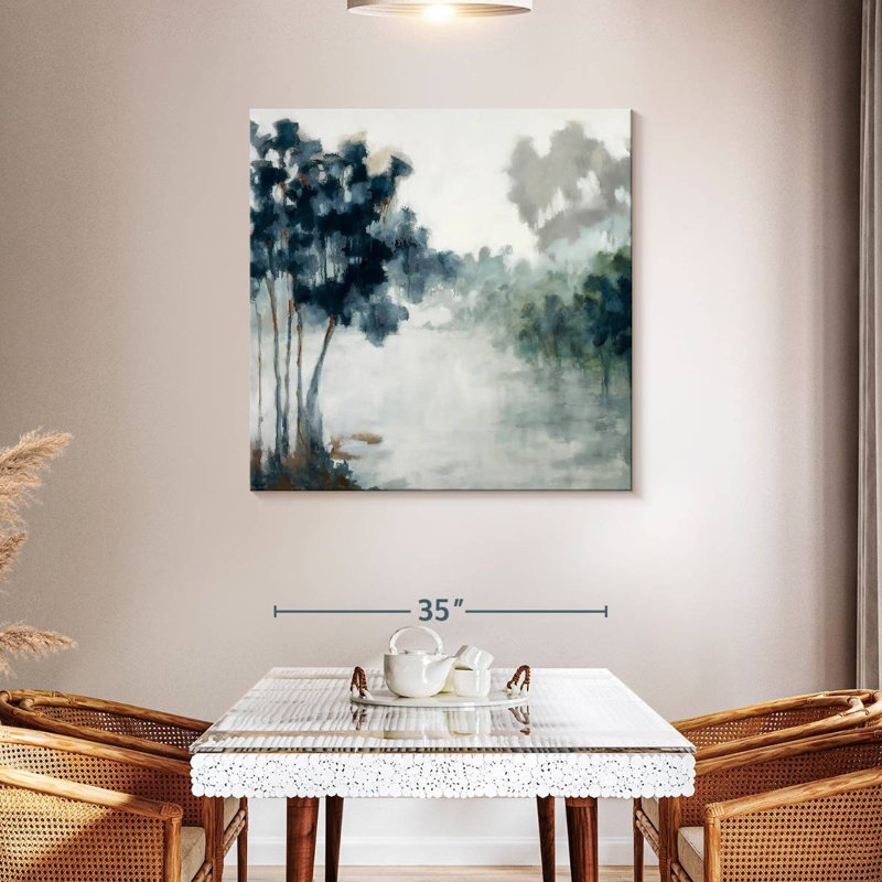 Soft Winter Light, 39" H x 39" W
