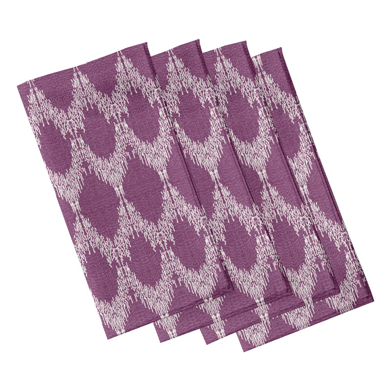 Ensemble de serviettes 4 pièces Lassiter, Mauve
