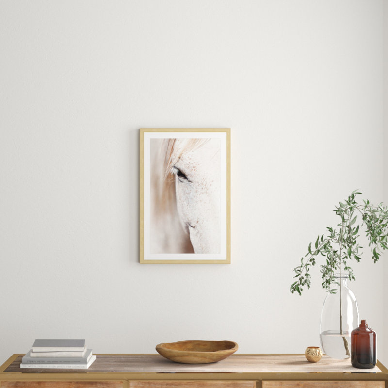 Single Picture Frame Print, 61cm H x 41cm W, White