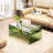 Freysteinn Acrylic Coffee Table,  2 Tiers Clear End Table with Storage Shelf-1310509236-1074413994