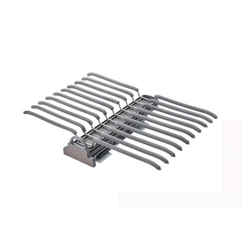 Maxhold Dual-Row Pull-Out Pants Rack, Grey
