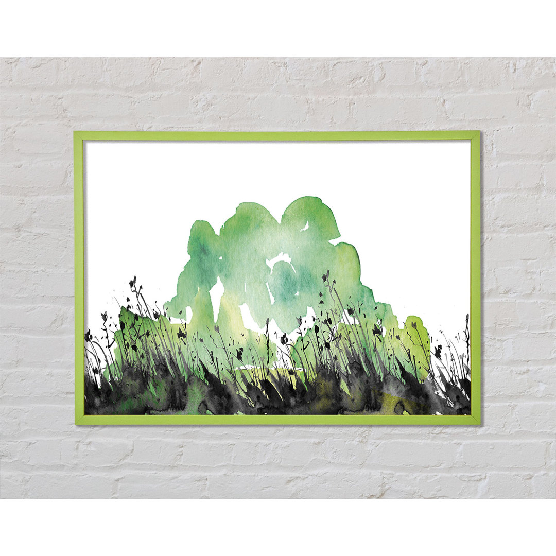 In The Grass Greenery - Einzelner Bilderrahmen Kunstdrucke