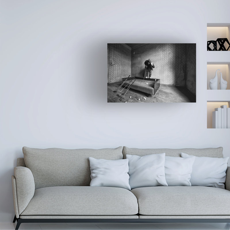 «Mario Grobenski Golf Balls», art sur toile, H 12 po x l 19 po