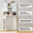 Eveleth 32.05" W Over-the-Toilet Storage Cabinet-1765205031