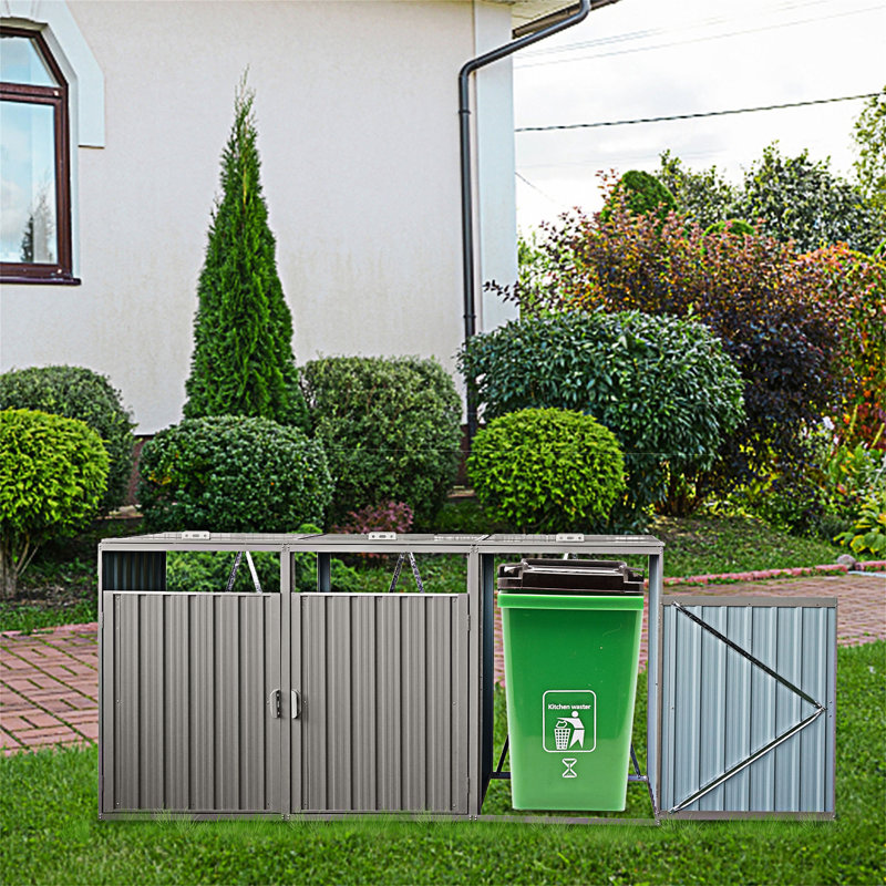Rangement extérieur pour poubelle
