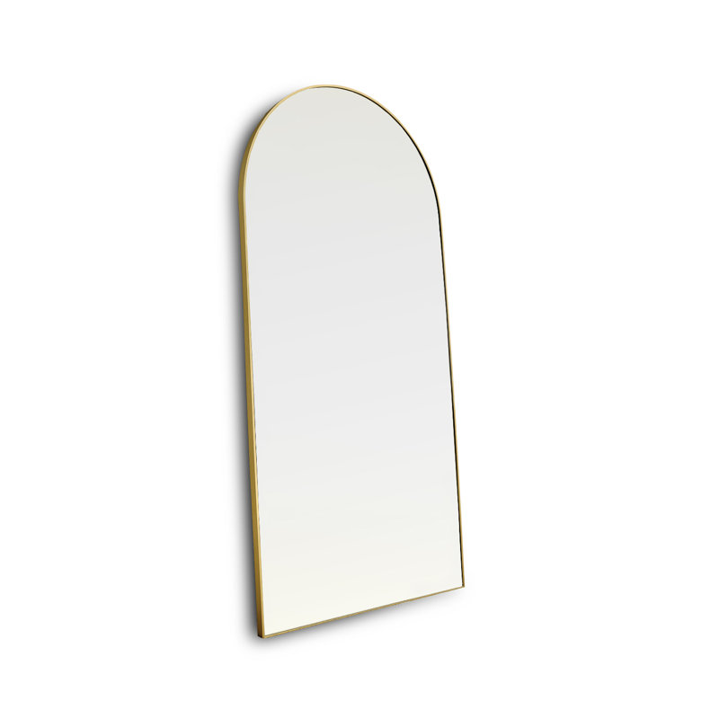 Symari Full Length Arch Mirror, Gold, 180 cm H x 90 cm W
